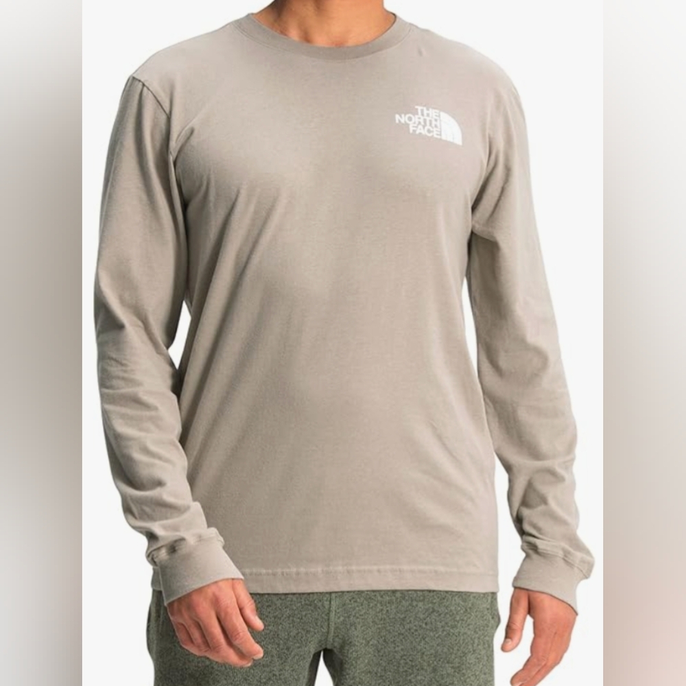 THE NORTH FACE Mens' Long Sleeve Box Tee Size XL Used Exc MSRP $36